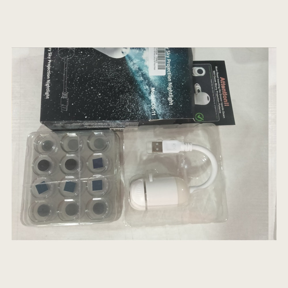 VYRELUME StarBeam portable USB star projector and packaging