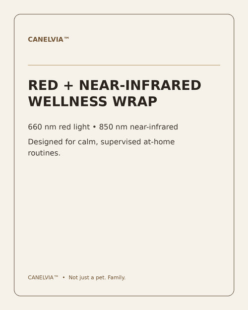 CANELVIA red and near-infrared wellness wrap overview